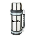 40 Oz. Vacuum Insulated Wide Mouth Bottle w/ Shoulder Strap